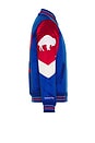 view 3 of 6 NFL Bills Throw It Back Heavyweight Satin Jacket in Royal