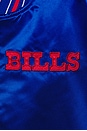 view 4 of 6 NFL Bills Throw It Back Heavyweight Satin Jacket in Royal