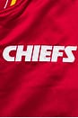 view 4 of 6 NFL Chiefs Throw It Back Heavyweight Satin Jacket in Scarlet