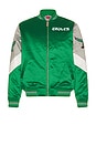 view 2 of 6 NFL Eagles Throw It Back Heavyweight Satin Jacket in Celtics Green