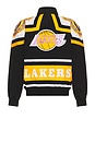 view 1 of 5 NBA Lakers Throw It Back Windbreaker in Black