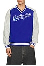 view 1 of 6 MLB Dodgers Nylon Pullover Jacket in Royal