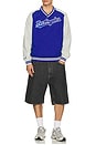 view 4 of 6 MLB Dodgers Nylon Pullover Jacket in Royal