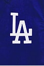 view 5 of 5 MLB Dodgers Off The Bus Vintage Logo Corduroy Coaches Jacket in Royal