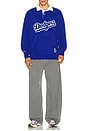 view 4 of 5 MLB Los Angeles Dodgers Retro Roots Polo in Royal