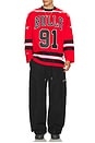 view 4 of 4 NBA Bulls Dennis Rodman Maxxed Out Jersey in Red