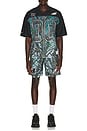 view 3 of 4 NFL Philadelphia Eagles Quiet Blaze Mesh Jersey in Camo & Blue