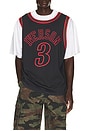 view 1 of 5 NBA Allen Iverson Best in Class Short Sleeve Jersey in Black