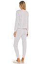 view 3 of 4 PYJAMA KAIA in Gray Stripe