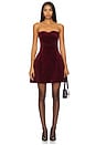 view 1 of 3 Best Lover Dress in Burgundy