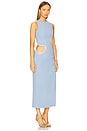 view 2 of 3 VESTIDO MIDI FIRST KISS in Blue