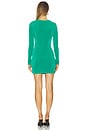 view 3 of 3 Flower Bloom Mini Dress in Emerald