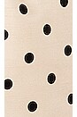 view 5 of 5 ROBE MI-LONGUE in Nude With Black Polka Dot