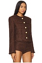 view 2 of 5 Kate Jacket in Chocolate Brown