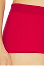 view 8 of 7 Flat Knit Boy Short in Red