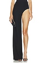 view 1 of 6 High Slit Skort in Black