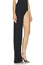 view 2 of 6 High Slit Skort in Black