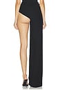 view 5 of 6 High Slit Skort in Black