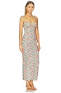view 2 of 3 Petal Long Slip Dress in Florencia Floral