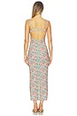 view 3 of 3 Petal Long Slip Dress in Florencia Floral