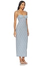 view 2 of 4 ROBE CARACO PETAL in Blue Petite Fleur
