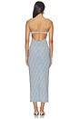 view 3 of 4 ROBE CARACO PETAL in Blue Petite Fleur