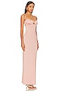view 2 of 4 Petal Long Dress in Prima Pink Sparkle