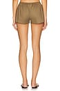 view 4 of 6 Low-Rise Drawstring Shorts in Khaki