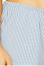 view 6 of 6 Low-rise Drawstring Short in Blue Stripe