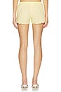 view 4 of 6 X Elsa Hosk Scalloped Low-rise Drawstring Short in Sunshine