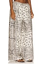 view 2 of 6 Drawstring Wide Leg Pant in Ivy Bandana