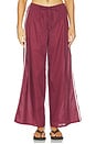 view 2 of 6 Sporty Wide Leg Pant in Maroon