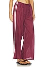 view 3 of 6 Sporty Wide Leg Pant in Maroon