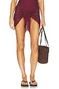 view 1 of 5 Sarong in Maroon Crochet