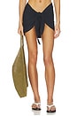 view 1 of 6 Sarong in Black Rib