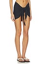 view 2 of 6 Sarong in Black Rib