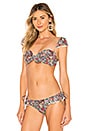 view 3 of 5 Cabana Bikini Top in Mara Floral