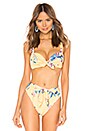 view 1 of 4 Kayla Bikini Top in Yellow Batik
