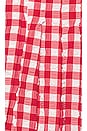 view 6 of 6 Bustier Bikini Top in Red Gingham