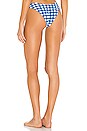 view 3 of 4 Lulu Bikini Bottom in Blue Gingham