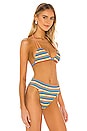 view 2 of 4 BIKINI DE TRIÁNGULO SOLO in Caribbean Stripe