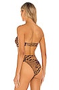 view 3 of 4 Mama Bikini Top in Tigre Scrunch