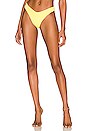view 1 of 5 Lulu Bikini Bottom in Yellow Crochet