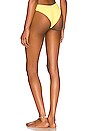 view 3 of 5 Lulu Bikini Bottom in Yellow Crochet