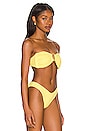view 2 of 5 TOP BIKINI TORI in Yellow Crochet
