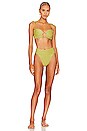 view 4 of 5 Tamarindo Bikini Bottom in Limon Sparkle
