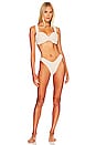 view 4 of 4 Lulu Bikini Bottom in Crema Scrunch