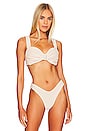 view 1 of 4 Hayden Bikini Top in Crema Scrunch