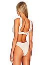 view 3 of 4 Hayden Bikini Top in Crema Scrunch