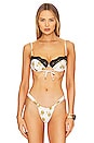 view 1 of 4 Lena Bikini Top in Gold Filigree